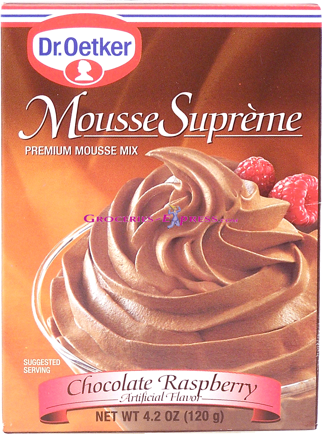 Dr. Oetker Mousse Supreme chocolate raspberry flavor premium mousse mix Full-Size Picture